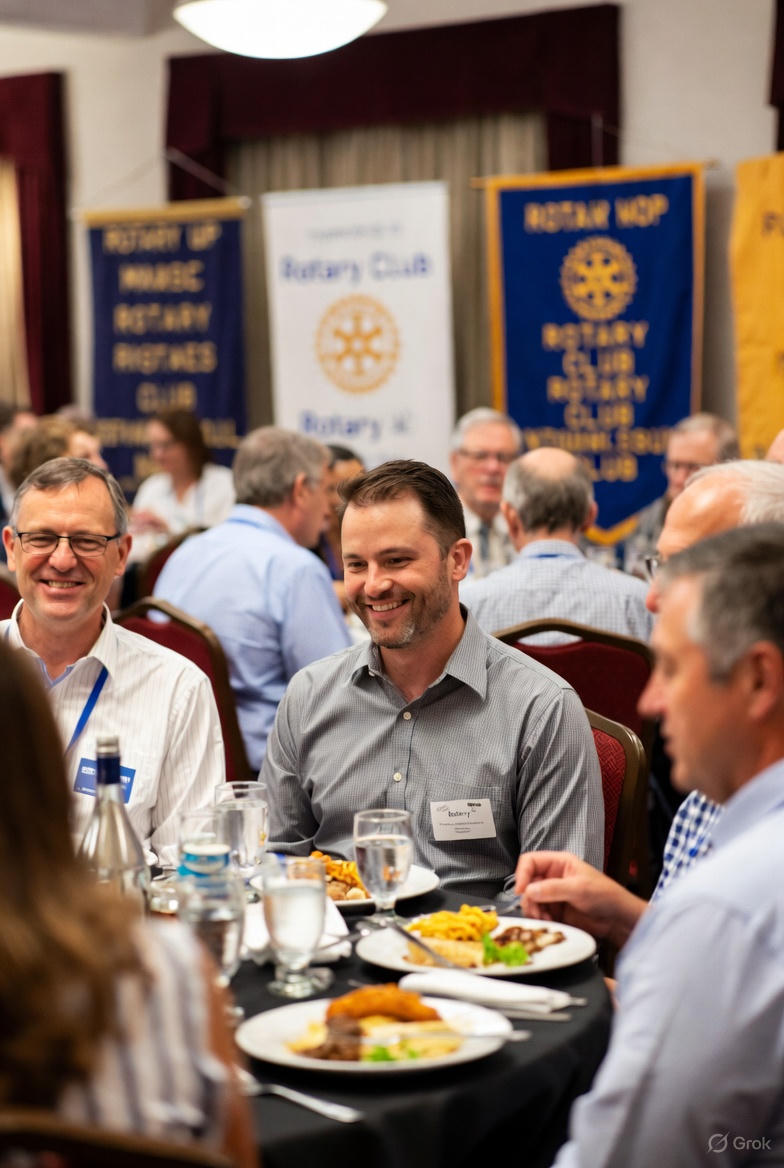 Dining table and protocol-only lineup photo